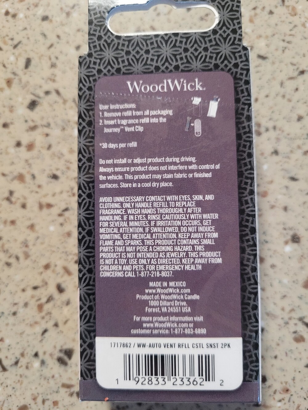 2 (2-Packs) WoodWick Coastal Sunset Refills Car Air Freshener Fragrance - Picture 5 of 8